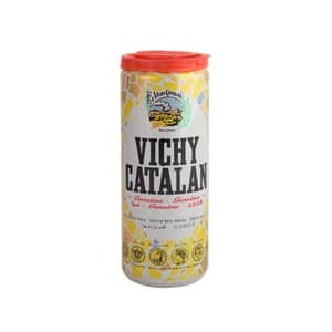 VICHY CATALAN Agua mineral con gas lata de 33 cl.