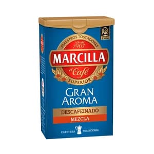 MARCILLA Café molido descafeinado mezcla 200 g.