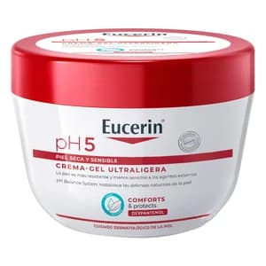 EUCERIN Crema ultraligera con textura gel, para pieles secas y sensibles EUCERIN pH5 350 ml.