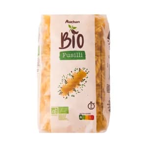 PRODUCTO ALCAMPO Bio Fusilli de calidad superior procedente de agricultura ecológica 500 g.
