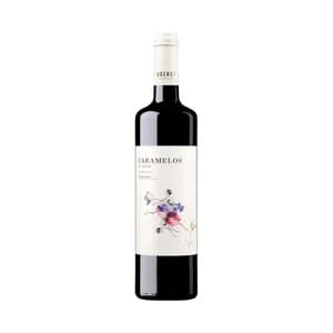 CARAMELOS Vino tinto con D.O. Somontano CARAMELOS de Obergo botella de 75 cl.