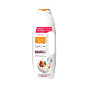 NATURAL HONEY Derma care Gel de baño o ducha hidratante con aceite de almendras dulces 1350 ml.