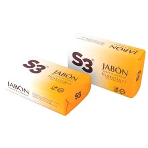 Pastillas de jabón hidratante, ideal para cara, cuerpo y manos S3 2 x 125 g.