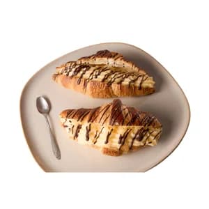 Croissants rellenos de crema, 2 uds, 200 g.