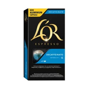 L"OR ESPRESSO Café en cápsulas Descafeinado I6, 10 uds.