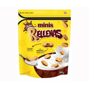 ARLUY Galletas minis rellenas de chocolate 300 g.