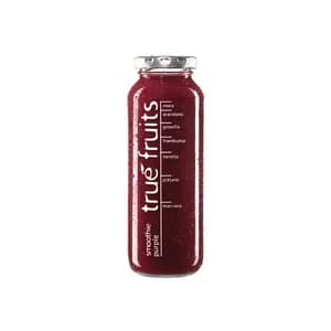 TRUE FRUITS Preparado de zumo de frutas (smoothie PURPLE) TRUE FRUITS 25 cl.