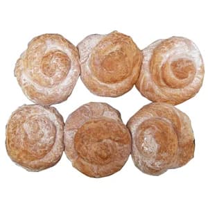 Mini ensaimada cabello de angel, 6 unds.