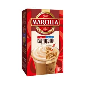 MARCILLA Café Soluble Mix Cappuccino Original - 8 sobres de 17,8g.