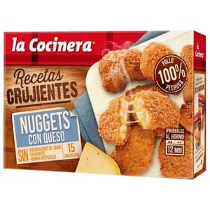 LA COCINERA Nuggets de pollo (pollo rebozado) con queso 350 g.