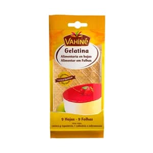 VAHINÉ Gelatina 9 hojas 17 g.