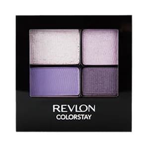REVLON Colorstay Tono 530 Seductive Sombra de ojos con 4 tonos lilas de larga duración con textura cremosa.
