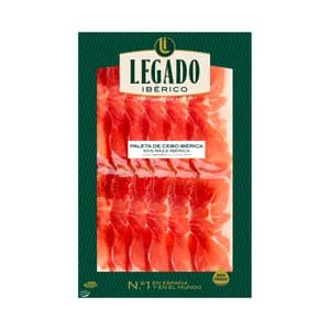 LEGADO IBÉRICO de El Pozo Paleta de cebo ibérica (50% raza ibérica), cortada en lonchas 100 g.