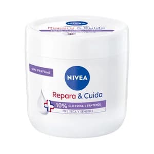 NIVEA Repara & cuida Crema corporal hidratante y regenerante, para pieles secas y sensibles 400 ml.