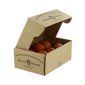 PAZO DE VILANE Huevos de gallinas camperas clase L y cat. A 6 uds.