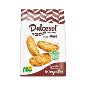 DULCESOL Panecillos tostados integrales 400 g.