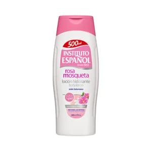 INSTITUTO ESPAÑOL Loción corporal hidratante con ácido Hialurónico y Rosa Mosqueta 500 ml.