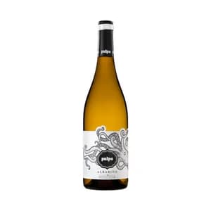 PULPO Vino blanco Albariño con D.O. Rías Baixas botella 75 cl.