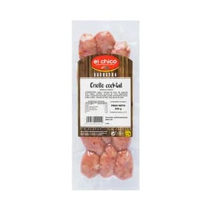 EL CHICO Chorizo criollos de cocktail, especiales para picho 250 g.