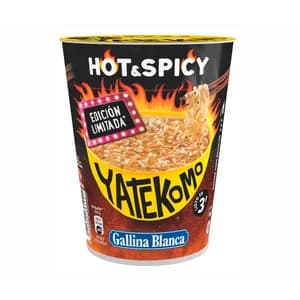 GALLINA BLANCA Fideos orientales hot & spicy yatekomo 61 g.