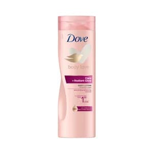 DOVE Loción corporal con minerales naturales que realzan el brillo de nuestra piel DOVE Care and glow 400 ml.