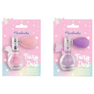 MARTINELIA Fairy dust Polvos brillantes para cara y cuerpo, con aroma a fresa o arándanos.