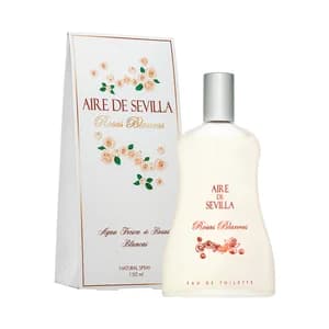 AIRE DE SEVILLA Agua fresca de rosas blancas Eau de toilette para mujer con vaporizador en spray 150 ml.