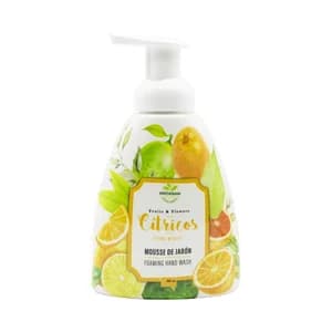 BECASAN Cítricos Jabón de manos espumoso con aroma a cítricos 360 ml.