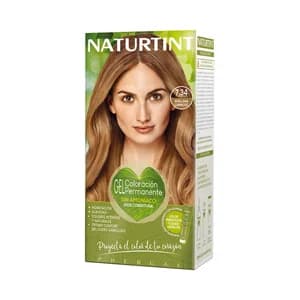 NATURTINT Coloración permanente en gel y sin amoníaco, tono 7.34 avellana luminoso NATURTIN.