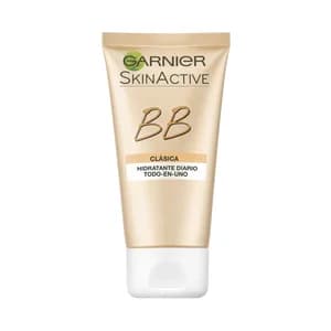 GARNIER Skin Active BB cream 50 ml Crema clásica para pieles normales, con SPF 15, vitamina C y tono claro.