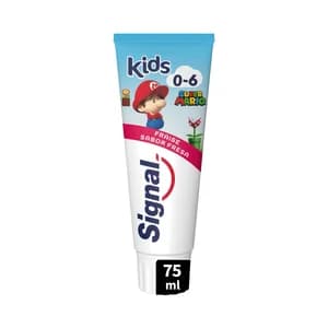 SIGNAL Kids Pasta de dientes infantil (0 - 6 años) sabor a fresa 75 ml.