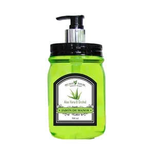BECASAN Jabón de manos con extractos naturales de aloe vera y orquidea BECASAN Nature 500 ml.
