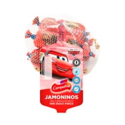 CAMPOFRÍO Jamoninos (mini snacks de jamón cocido) 5 x 25 g.