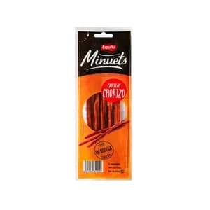 ESPUÑA Minuets Mini cañitas de chorizo 50 g.