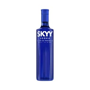 SKYY Vodka blanco elaborado en San Francisco botella 70 cl.