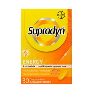 SUPRADYN Energy Complemento alimenticio para aumentar la energía interior 30 comprimidos.