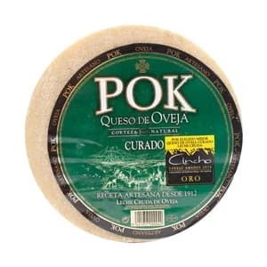 POK Queso de oveja curado puro, cuña.