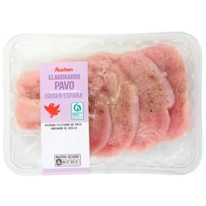 AUCHAN Pechuga de pavo al ajillo al peso Producto Alcampo.