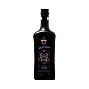 MONTELONGO Crema de tequila con sabor a fresa botella 70 cl.