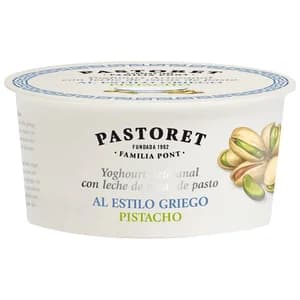 PASTORET Yogur al estilo griego con pistacho 150 g.