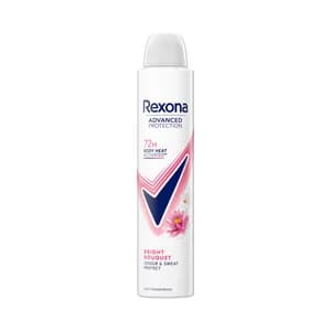 REXONA Advanced protection bright bouquet Desodorante en spray para mujer antitranspirante hasta 72 horas 200 ml.