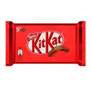 KIT KAT Barritas de galleta cubiertas de chocolate pack de 5 uds. 41,5 g.