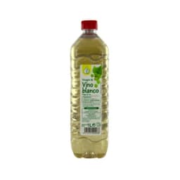 PRODUCTO ECONÓMICO ALCAMPO Vinagre de vino blanco botella de 1 l.