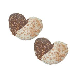 Palmera cobertura duo con crocanti 2 uds, 240 g.