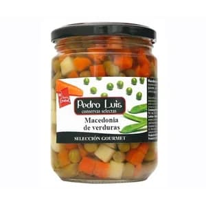 PEDRO LUIS Selección gourmet Macedonia de verdura procedentes de agricultura ecológica bote 250 g.