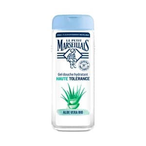 LE PETIT MARSELLAIS Gel para baño o ducha calmante con aloe vera, para bebés y pieles sensibles 400 ml.