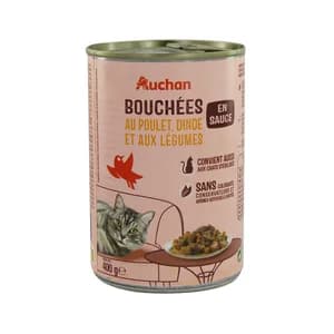 PRODUCTO ALCAMPO Bocaditos en salsa de ave para gatos esterilizados PRODUCTO ALCAMPO 400 g