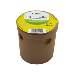 LUMAR Vela perfumada antimosquitos con citronela