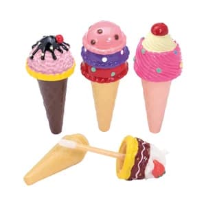 MARTINELIA Yummi Brillo de labios infantil con forma de cono de helado.