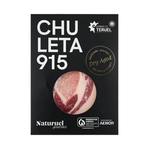 NATURUEL GOURMET Chuleta 915 IGP Cerdo de Teruel.
